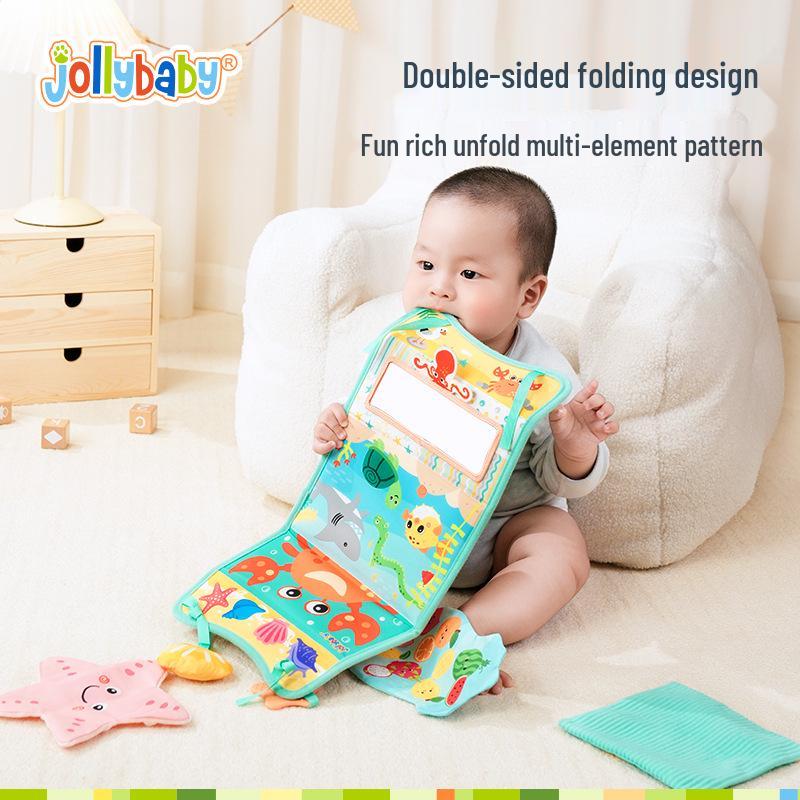 Jollybaby Early Learning Tear-Proof Tissue Box Toy for Babies 0-1 Year