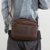 Men's Vintage Genuine Leather Messenger Bag - Crazy Horse Crossbody Shoulder Bag & Premium Cowhide Backpack