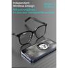 SG-18 PRO Smart Wireless Audio Glasses, Bluetooth 5.4 Anti Blue Light Eyewear with HIFI Sound & Touch Control