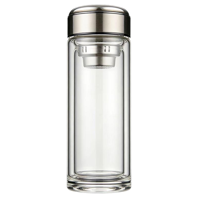Custom Logo High-Temperature Resistant Borosilicate Glass Tea Cup - Personalized Thickened Water Cup