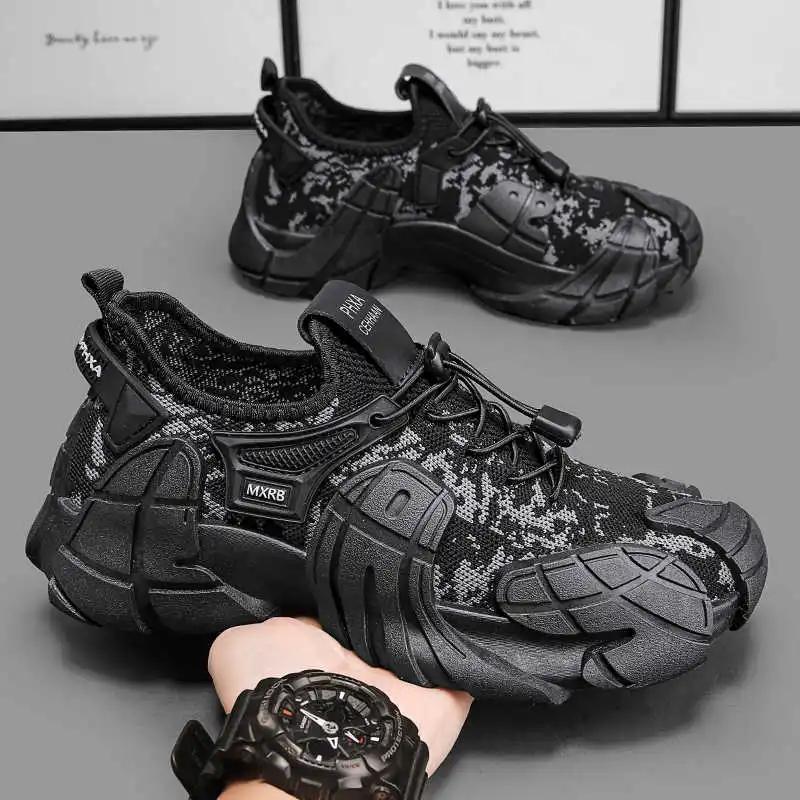 Fashion Synthetic Leather Without Heel High-top Sneakers Loafer Men Shoes Men's Spring Boots Sport Character Sapateneis Tenix