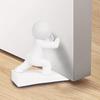 Cute White Humanoid Door Stopper With Non Slip Base Durable Material Perfect For Home Office Bedroom Decor