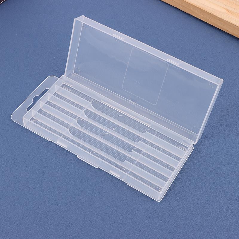 1Pc 5/10 Hole Transparent Packaging Case Plastic Twist Drill Empty Box Storage Box Toolbox Tool Accessories Drill Bit