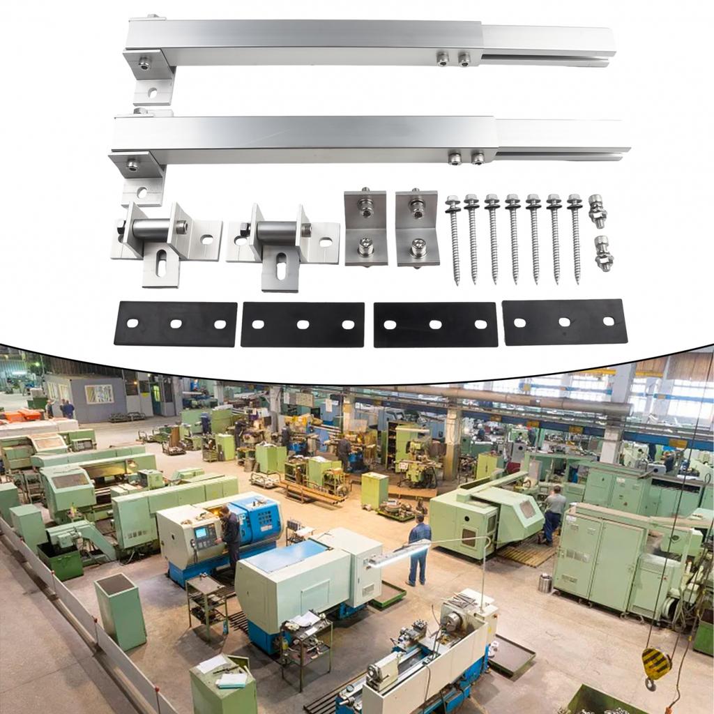 Short Brackets Aluminum Alloy Flat Roof Mounting Solar Holder