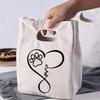 Dachshunds Fresh Cooler Bag Canvas Portable Insulated Thermal Lunch Bags for Women Kids Bento Box Tote Picnic Food Storage Pouch