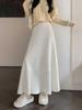2025 High Waist Pleated A-Line Knitted Skirt for Women - Autumn/Winter Collection