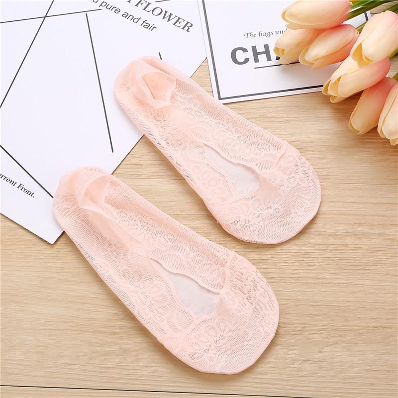 

Women s Non-Slip No-Show Peacock Feather Lace Ankle Socks | Breathable, Sweat-Absorbent, and Thin Sock Only розовый