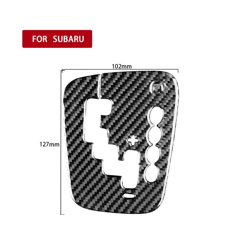 Für Subaru Legacy/Outback 2005-2009 Karbonfaser Aufkleber Schaltkulisse Abdeckung Zierleiste Innenraum Styling Dekoration Zubehör