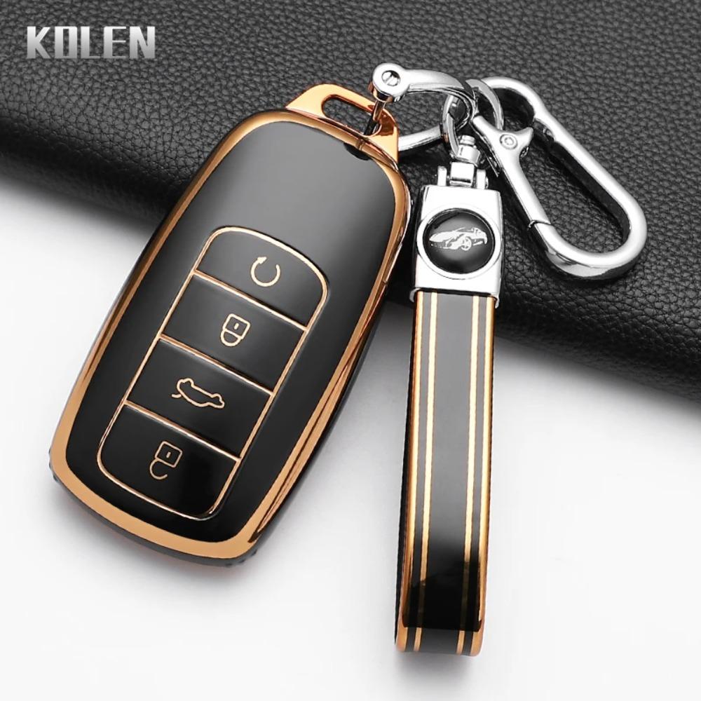 Fashion TPU Car Smart Key Case Cover for Chery Tiggo 8 Pro Tiggo 8plus New 5 Plus 7pro Chery Tiggo 7 Pro Max Omoda 5 C5 Keychain