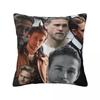 Charlie Hunnam Actor Photo Pillow Cover Funny Pillow Case Square Printed Cushion Cover Pillowcases For Sofa Home Decoration