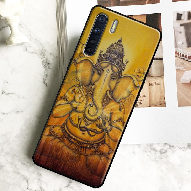 Ganesha Case For Oppo A96 A76 A16 A18 A38 A58 A78 A98 A15 A17 A77 A74 A94 A54 A57S A40 A60 A80 Cover
