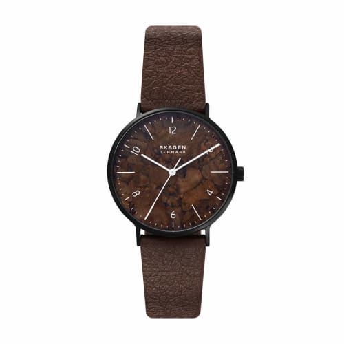 

Skagen AAREN NATURALS SKW6728 Men s Watch, Brown, Officially Imported