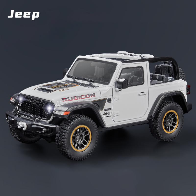 1:18 Jeeps Wrangler Rubicon 20th Alloy Diecasts & Toy Vehicles Metal Toy Car Model Sound and light Collection Kids Toy ALS1