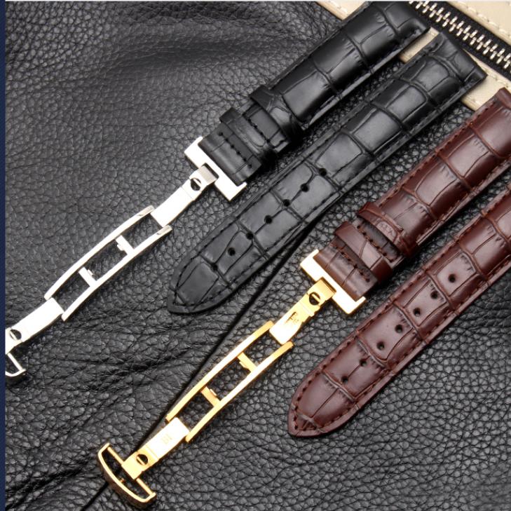 14 16 18 19 20 21 22mm Echtes Leder Uhrenarmbänder Riemen für Tissot Le Locle T41 T006 PRC200 Armband Uhr Armband 1853 Wat
