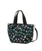 Daks Womens Accessories Green Flower Pattern Fabric Tote And Crossbody Bag_Dcba6E512E3