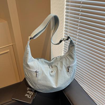 Horn-Tasche Ein-Schulter Schräg Großvolumige Knödeltasche Pendler Leichte und Modische Tasche