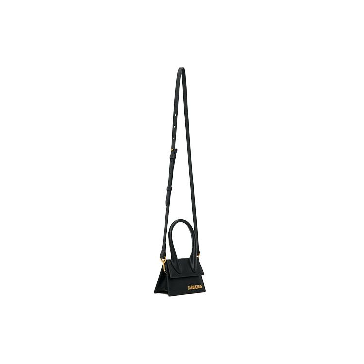 Jacquemus Leather Le Chiquito Mini Crossbody Bag Black Women Shoulder_bags 203BA01-203-300990