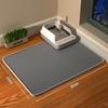 Cat Litter Mat With Gift Double Layer Waterproof Pet Litter Box Mat Non-Slip Sand Cat Pad Washable Bed Mat Clean Pad Products