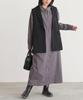 Oshare Walker Ärmelhemd Lang Locker mit Passt Allen Perfekt für und Produkt 11dn09s n'OrLABEL [Raffiniert Kleid] Damenkleid, Passform, schmeichelhaft,
