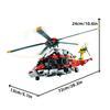 2001 PEZZI Elicottero di Soccorso Tecnico Blocchi da Costruzione Airbus H175 Motore Elettrico Modello da Assemblare MOC Giocattoli in Mattoncini Regalo Per Bambini Ragazzo