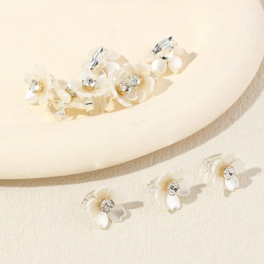 10pcs Metal Cuff Dreadlocks Beads Dread Locks Hair Braid Rings Clips Flower Decor Hair Ring Men