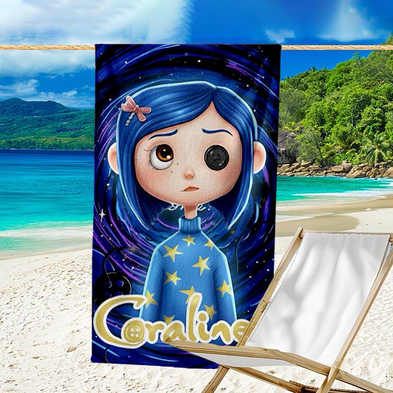 Nighttime Adventure Doll Quick-Dry Microfiber Beach Towel Super Soft & Absorbent for Bath, Beach, Travel Bath Time Accessory, Fan gifts