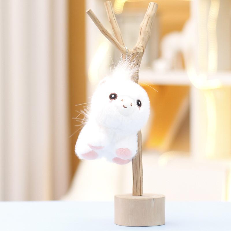 

Pony Keychain Plush Doll Soft Pp Cotton Filling Adorable Stuffed Animal For Kids белый