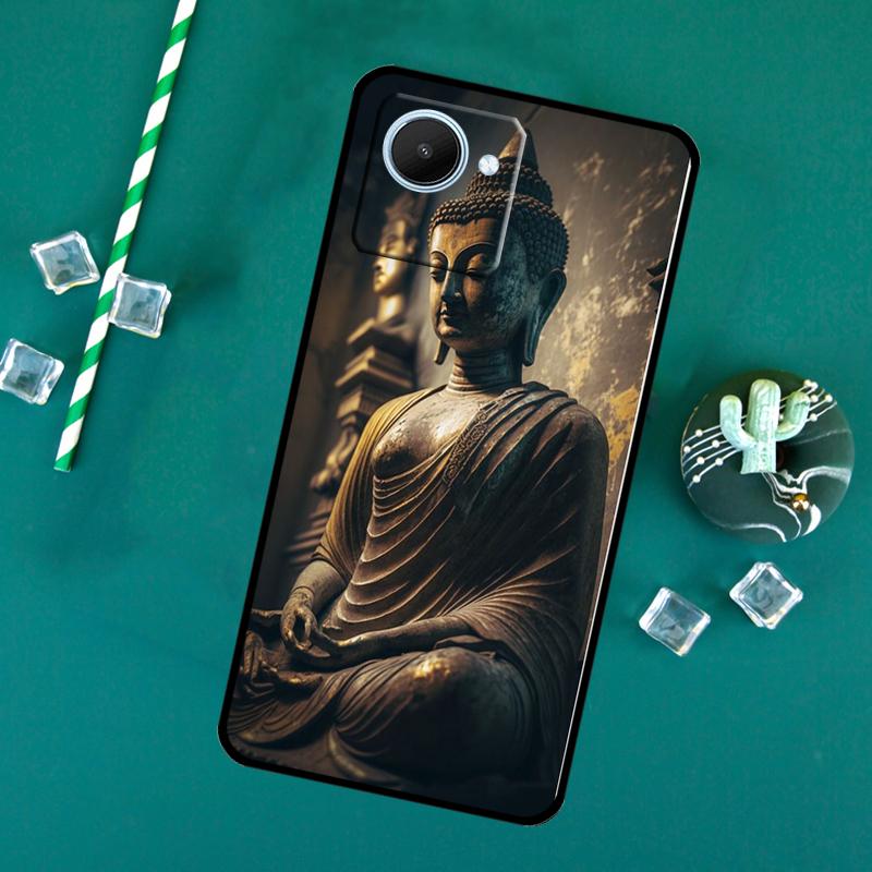 

India Buddha For Realme GT7 Pro 15 14 10 11 12 13 Pro Plus C67 C65 C63 C61 C55 C53 C51 C35 C75 C71 Case Realme C51