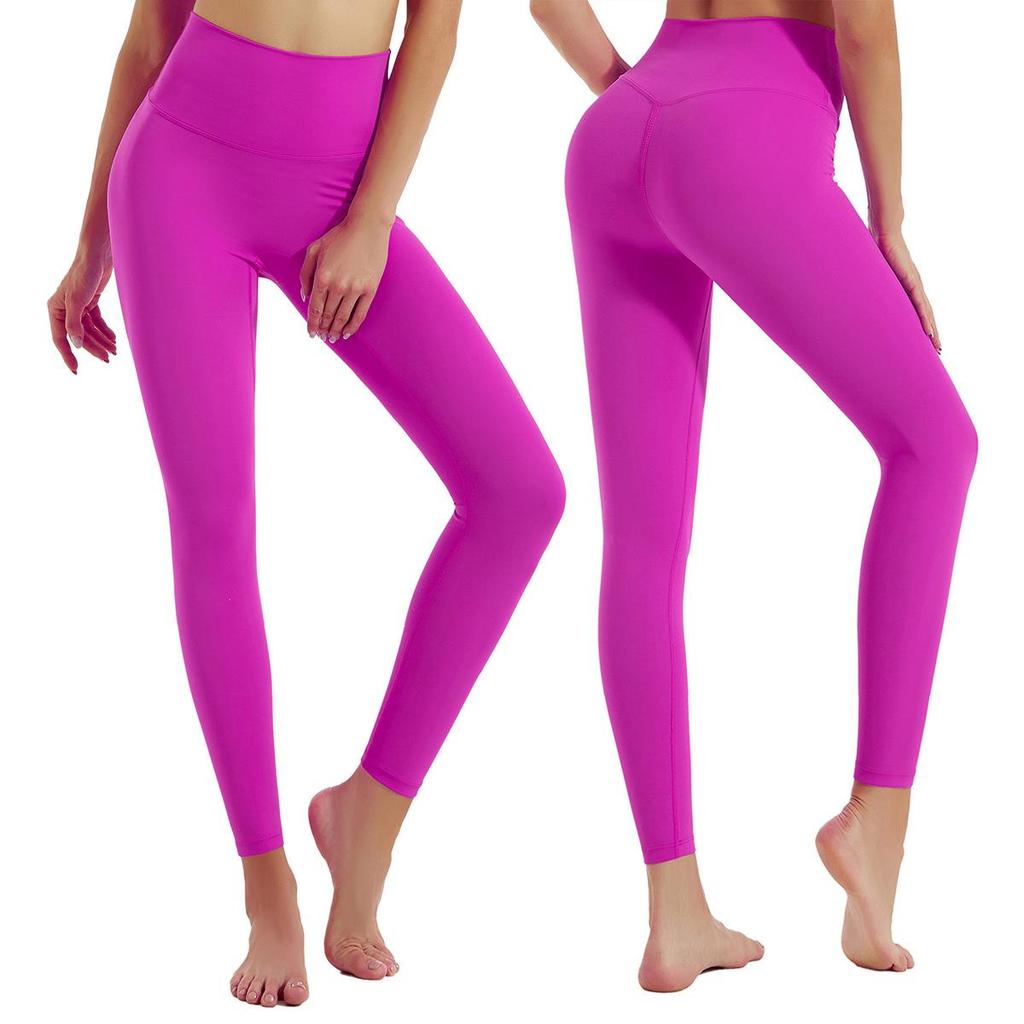 Calça de Yoga Feminina de Malha de Seda de Cintura Alta - Primavera/Verão, Levanta Bumbum, Secagem Rápida, Absorção de Suor, Calça de Corrida.