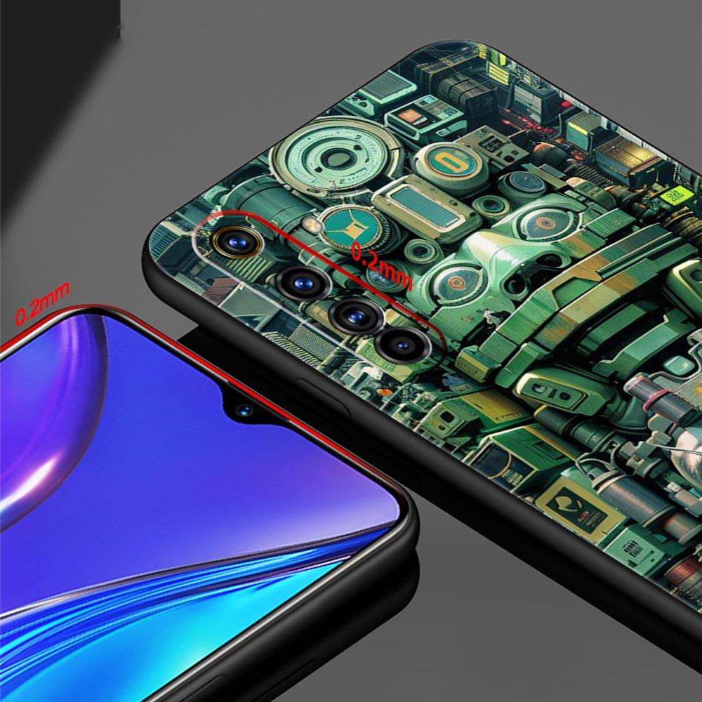 Vintage Totem Painting Soft TPU For Realme 13 12 11 10 9 Pro Plus GT3 GT2 C21 C25 C35 C53 C55 C67 Pro 5G Phone Case Cover Capas