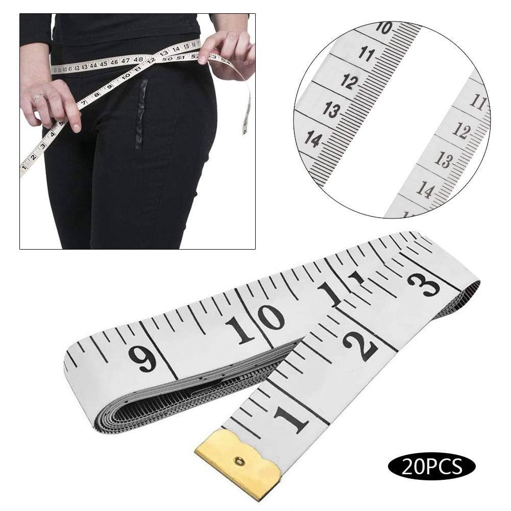 20 Stück Doppelskala Körper Nähmessung Flexibles Lineal Schneider Weiches Maßband