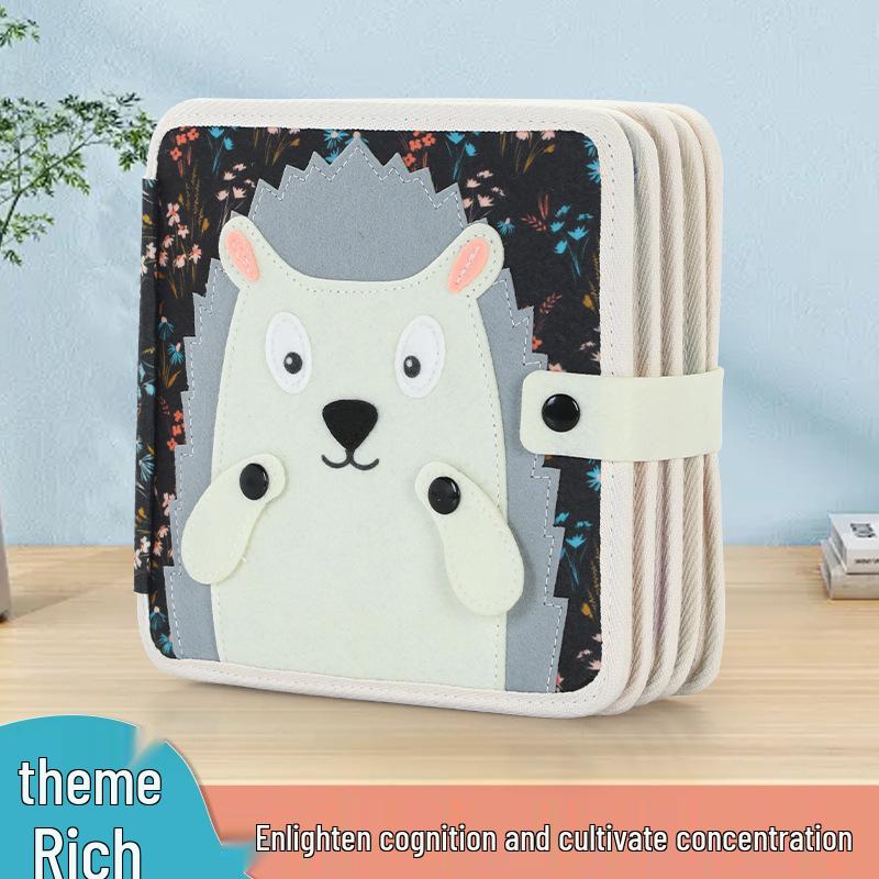 New Toddler Educational Busy Book: Children s Puzzle & Cognitive Development Felt Book