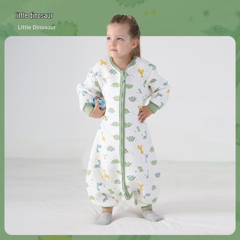 All-Season Baby Sleep Bag: Air Cotton, Thin, Warm, Footed Romper for Spring, Summer & Autumn