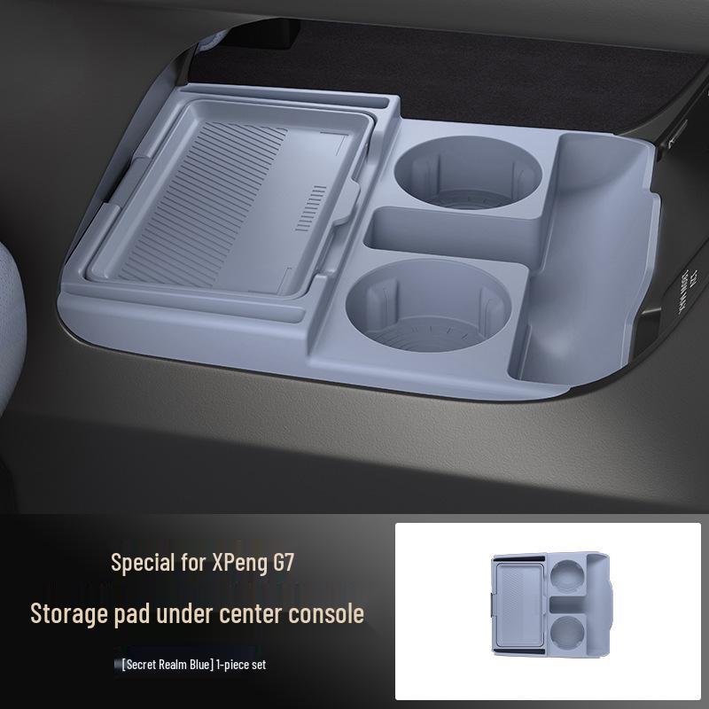 XPeng G7 Center Console Silicone Storage Box for Glasses and Accessories - Fits 25 Models