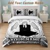 Bedding Set 1 Duvet Cover 2 Pillowcases Chainsaw Man Print Soft Bed Linen Bedroom Decor