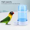 2 Pack Bird Water Dispenser for Cage Parakeet Feeder and Drinker Set for Parrot