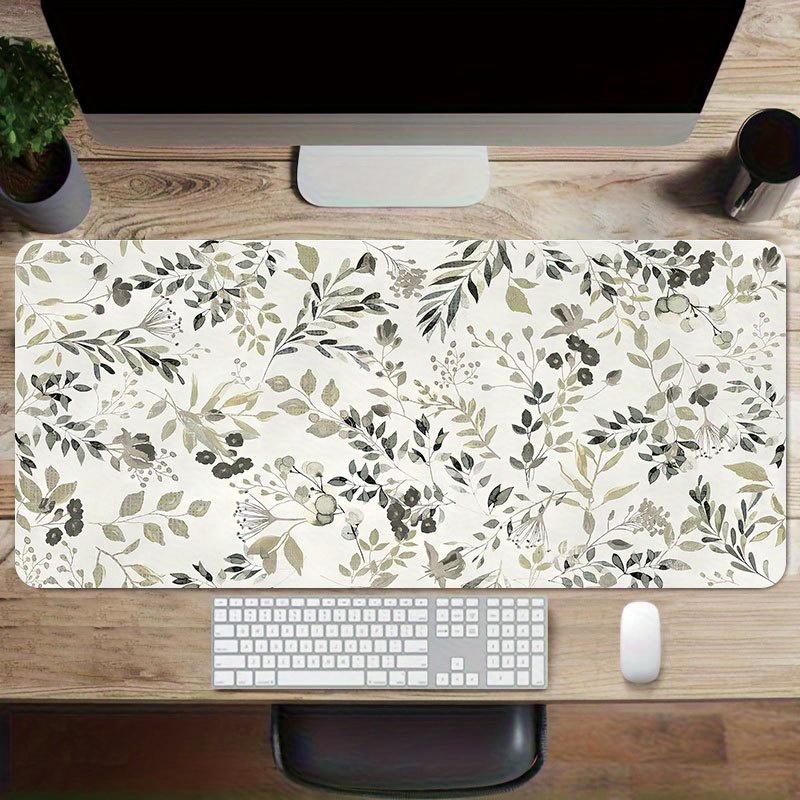 Chic Bohemian Floral Extended Mouse Pad with NonSlip Design Ideal for Office Gaming