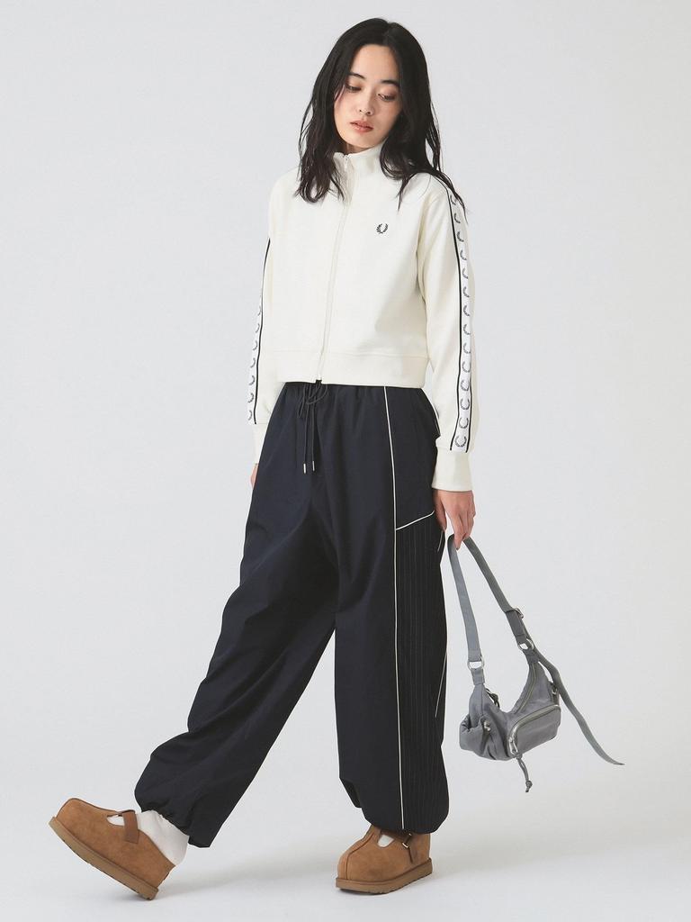 Ray Beams Women's Striped Track Pants, Navy