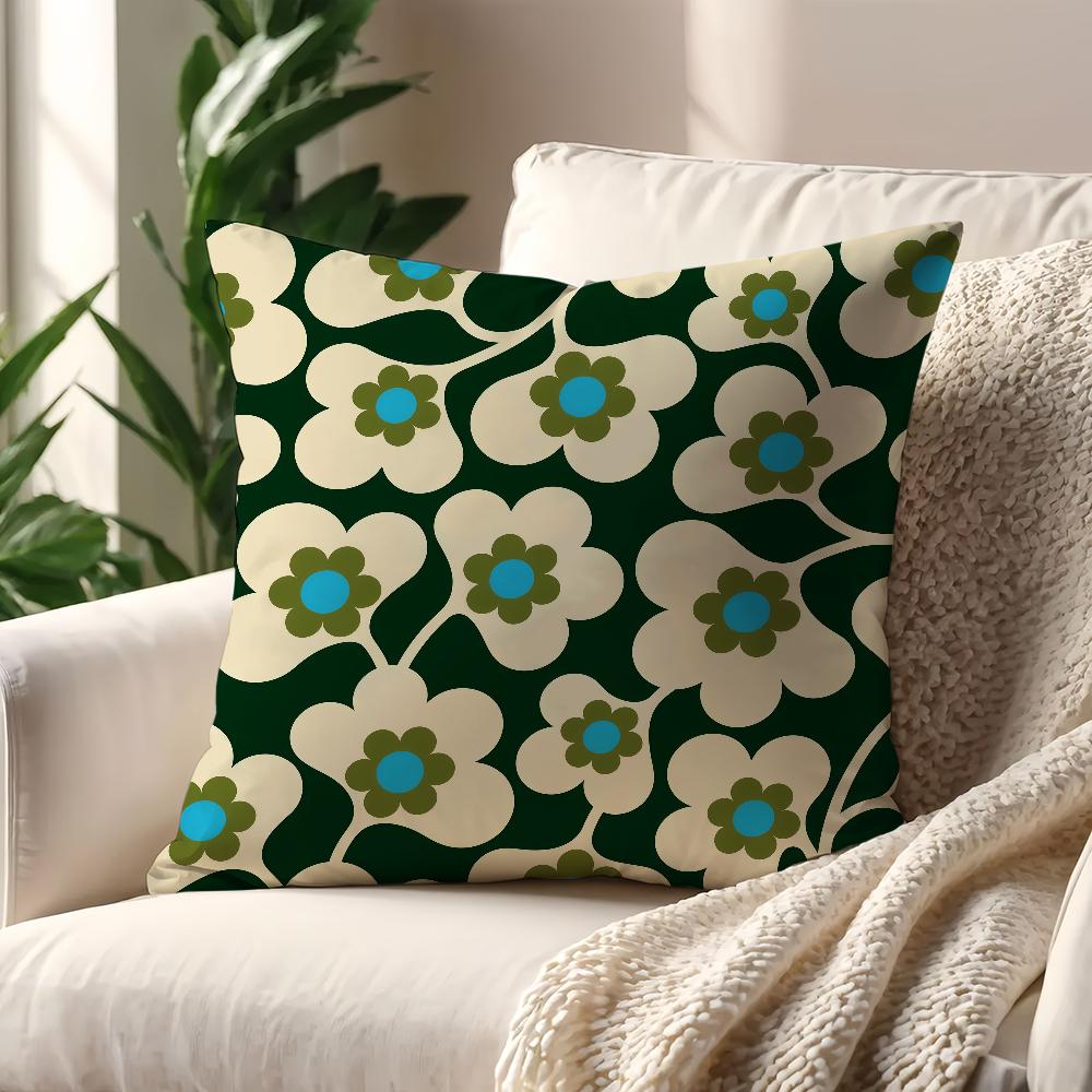 Ästhetische Kunst O-Orla Kiely Blumenstiel Kissenbezug Für Kissen Druck Sofa Dekoration Haus Auto Zimmer Büro Nordische Schlichtheit