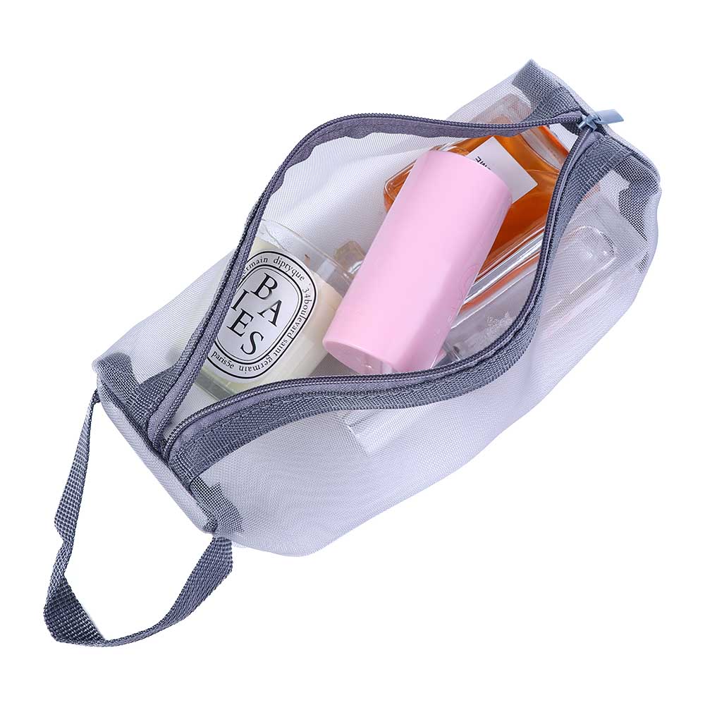 Wash Bag Transparent Women Cosmetic Bag Skin Care Storage Bag Korean Storage Bag Zipper Makeup Bag