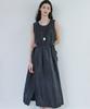 Marop 7106 Sleeveless Long Dress (Dark Gray)