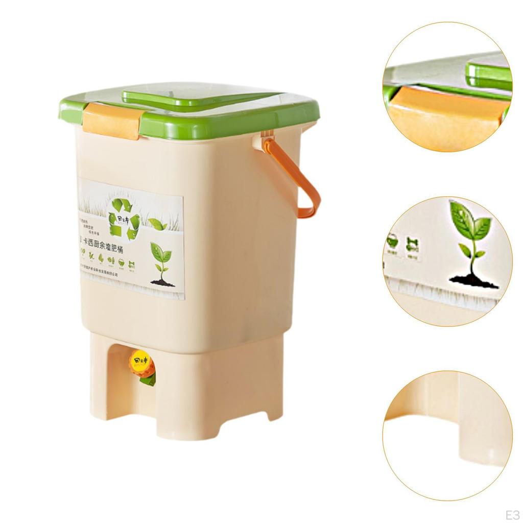 Compost Bin Accessories Fermentation Tank Composting Bucket for Household Kitchen