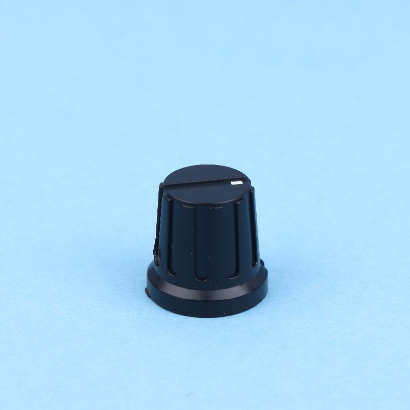 5Pcs Pn-8E 20.5*16Mm Striped Plastic Knob Cap With Copper Core Electronic Instrument Switch Caps Inner Hole 6.35Mm