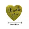 500pcs/roll Gold Packaging Label Round Stickers Luxury Gold Foil Waterproof Label Stickers