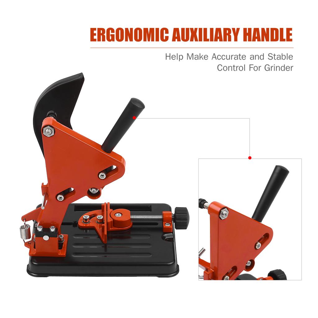 100-125 Multifunctional Angle Grinder Stand Grinder Holder Cutter Support Bracket Cutting Machine Holder for 100Celsius115Celsius125mm Angle Mill Wood