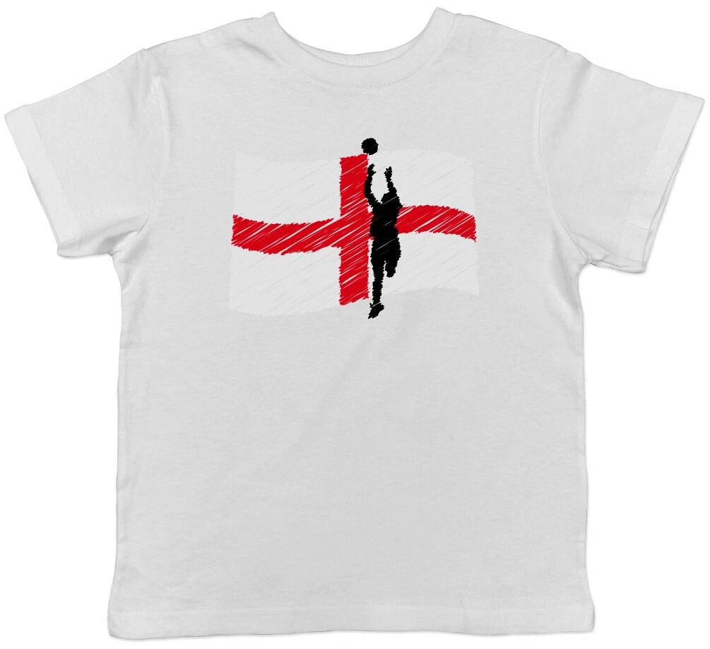England Netball Boys Girls Kids Childrens T-Shirt 120