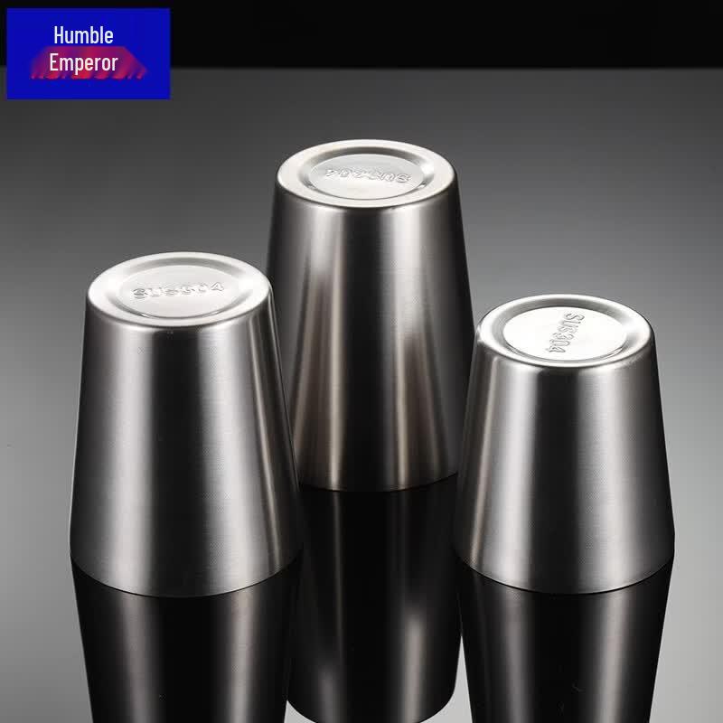 Qianxing 304 Stainless Steel Double-Layer Insulated Korean Style Beverage Cups