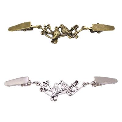Together Vintage Dress Clip Girls Cardigan Clips Shirt Clip Brooch Clips for Clothing Security