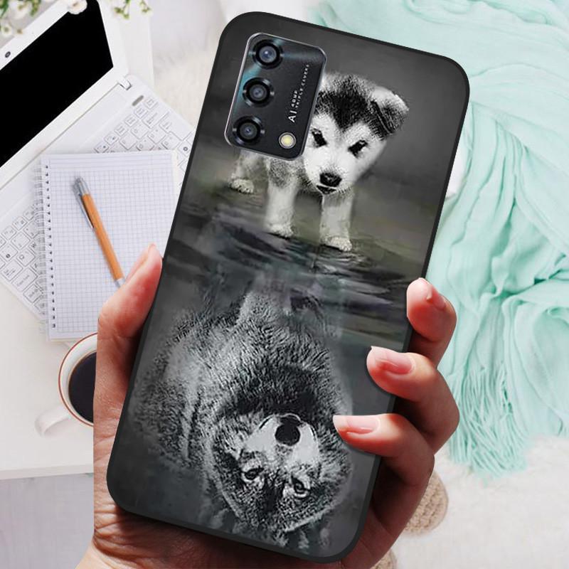 Telefoonhoesje Voor OPPO A74 4G Hoesje Siliconen Zwarte Bumper Zachte TPU Coque voor OPPO A74 CHP2219 Hoesjes OPPOA74 A 74 Beschermer Fundas