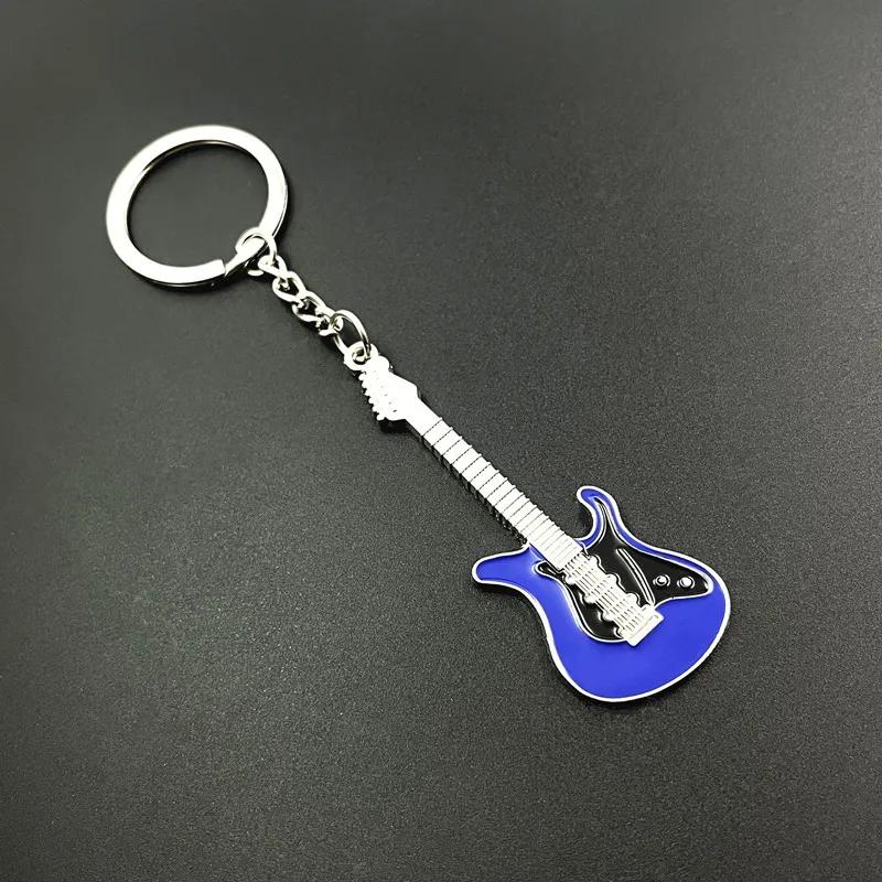1PC New Dice Key Chain Metal Personality Dice Poker Soccer Guitar Model Alloy Keychain Gift Car Key Ring